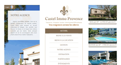 Desktop Screenshot of castelimmoprovence.fr