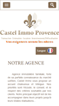 Mobile Screenshot of castelimmoprovence.fr